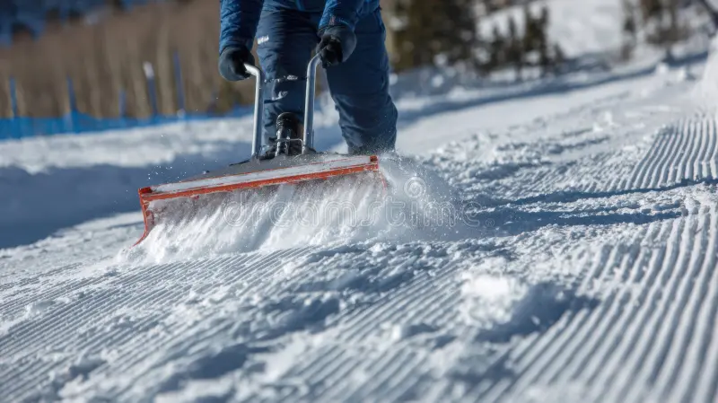 découvrez notre guide complet sur le damage manuel des pistes de ski avec notre manuel d'utilisation du damageur à neige manuel, pour des pistes parfaitement préparées.